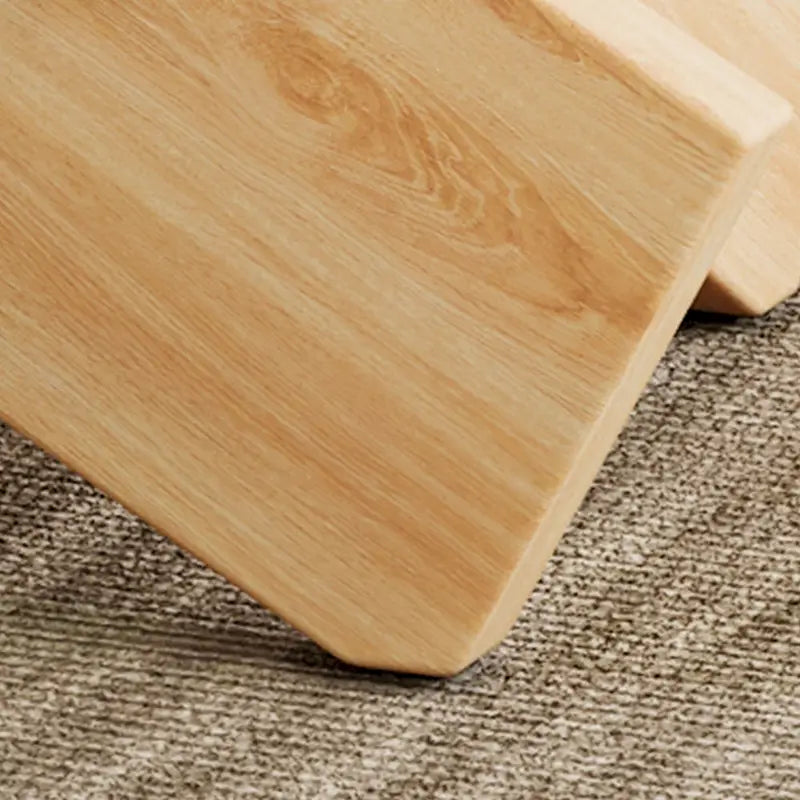 Gray Round Tempered Glass Coffee Table Geometric Cross Wood Base Modern