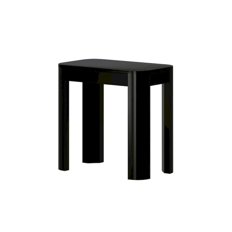 Plank and Beam Contour Rectangular Side Table - 25