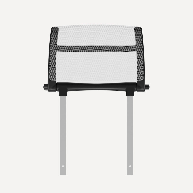 Grey Ergonomic High Back Mesh Office Chair Wire Control Aluminum Base
