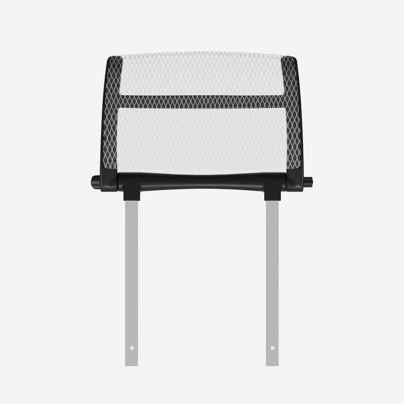 Grey Ergonomic High Back Mesh Office Chair Wire Control Aluminum Base