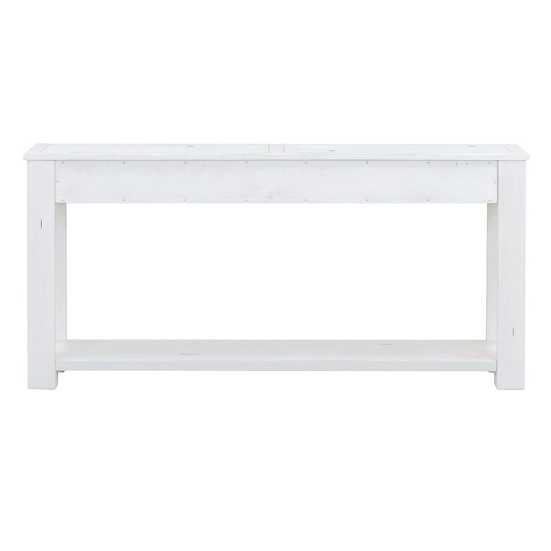 Console Table/Sofa Table with Storage Drawers and Bottom Shelf for Entryway Hallway
