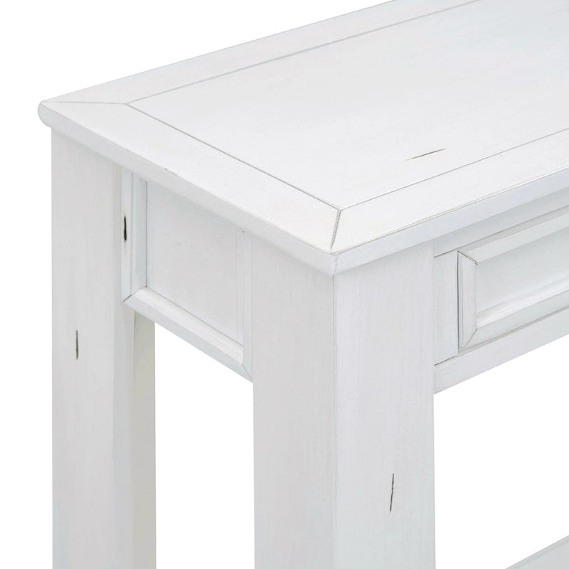 Console Table/Sofa Table with Storage Drawers and Bottom Shelf for Entryway Hallway