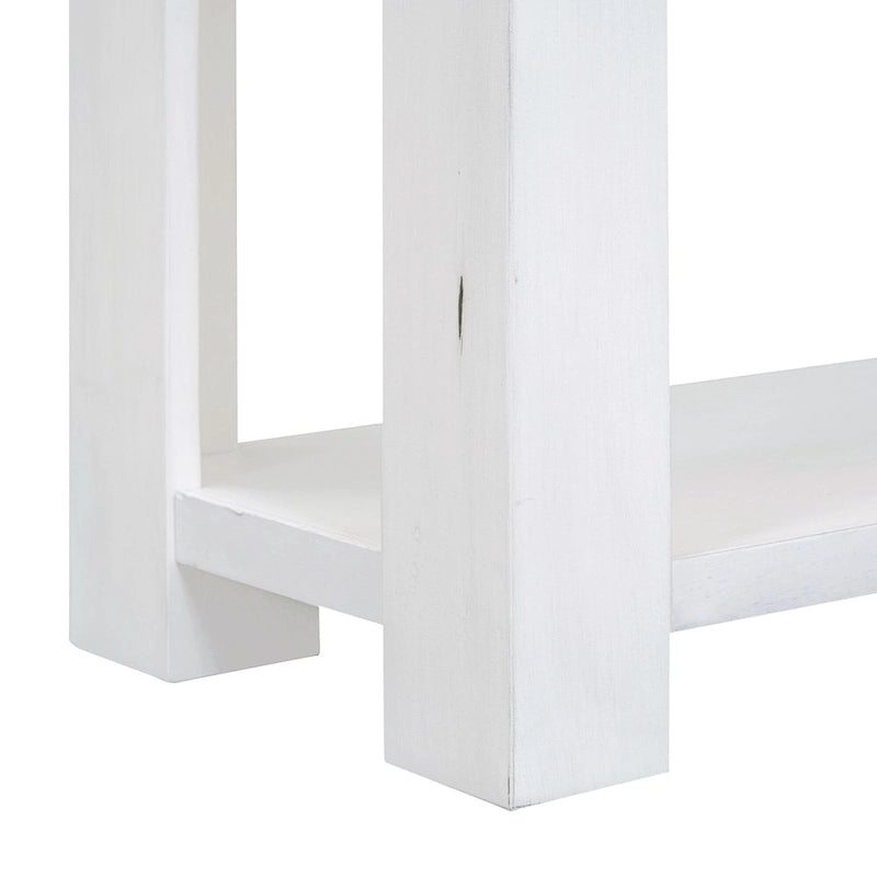 Console Table/Sofa Table with Storage Drawers and Bottom Shelf for Entryway Hallway
